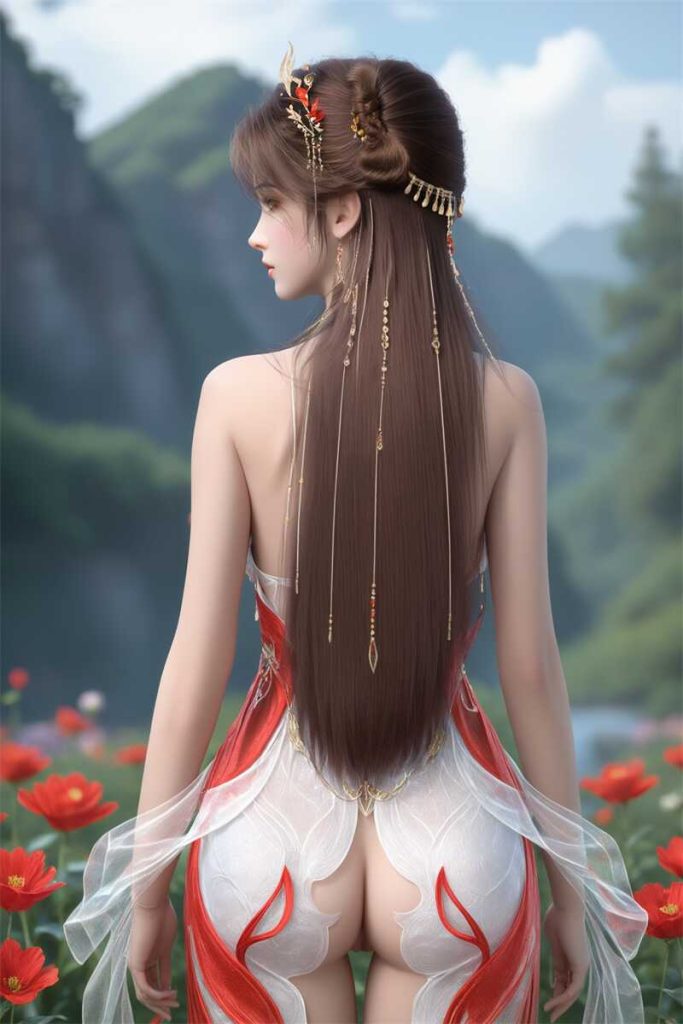 图片[2]-[第714期] [完美世界] [火灵儿 · 火女系列] AI国漫 性感女神 [158P]-AI动漫