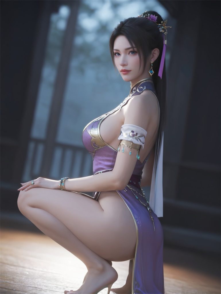 [第637期] [真三国无双] [貂蝉 · 气质系列] AI国漫 二次元 [262P]-AI动漫