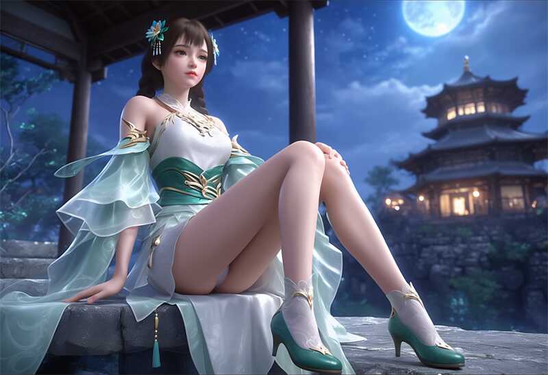 图片[2]-[第357期] [完美世界] [麒麟女 · 系列一] 涩涩 [169P]-AI动漫