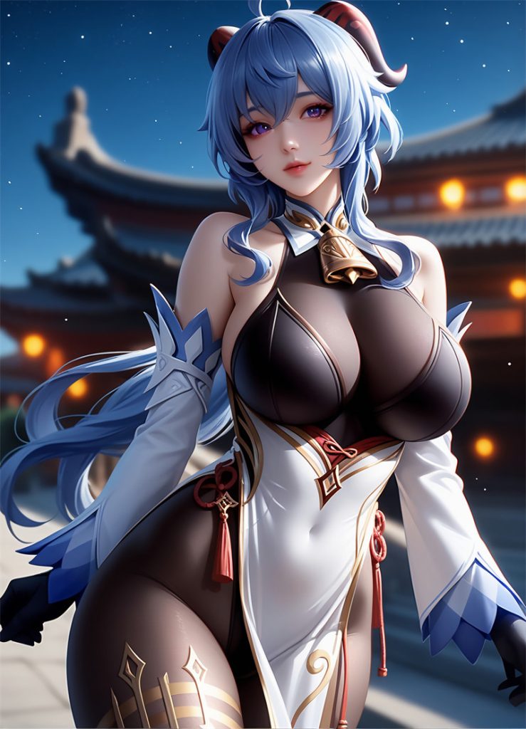 [第425期] [原神] [甘雨 · 系列一] AI国漫 [106P]-AI动漫